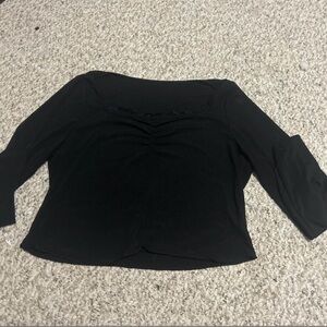 Black Women’s Puff Sleeve Top - Classic Everyday Layer